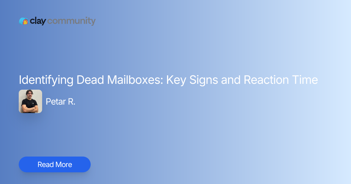 Identifying Dead Mailboxes: Key Signs and Reaction Time | Clay