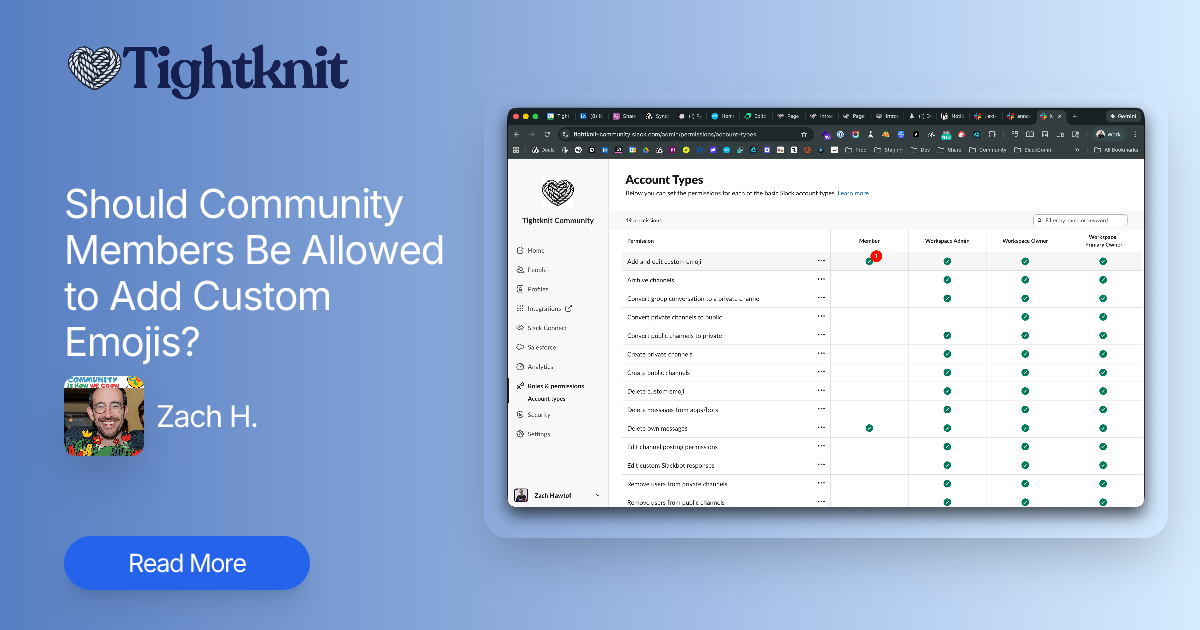 Should Community Members Be Allowed to Add Custom Emojis? | Tightknit ...