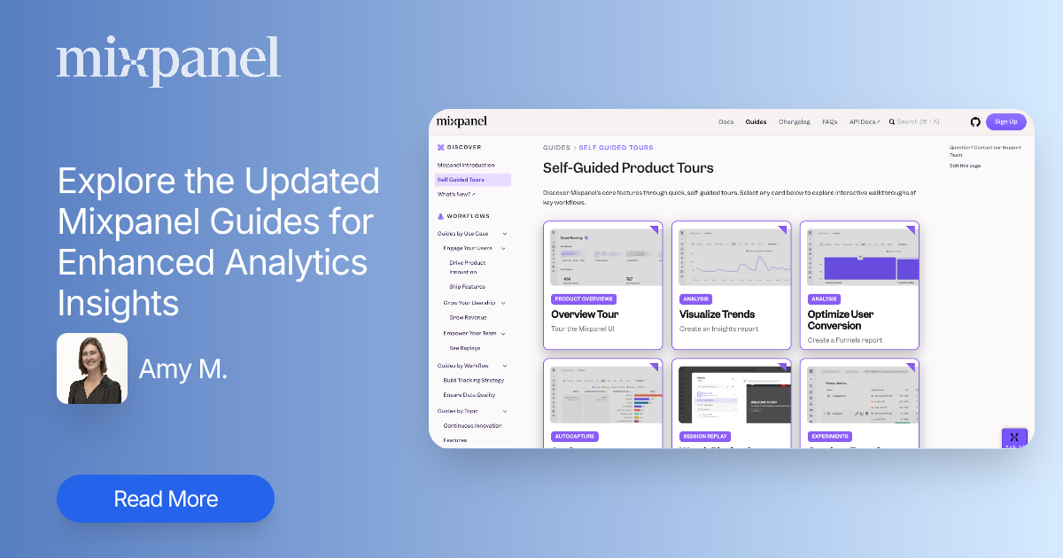 Explore the Updated Mixpanel Guides for Enhanced Analytics Insights ...