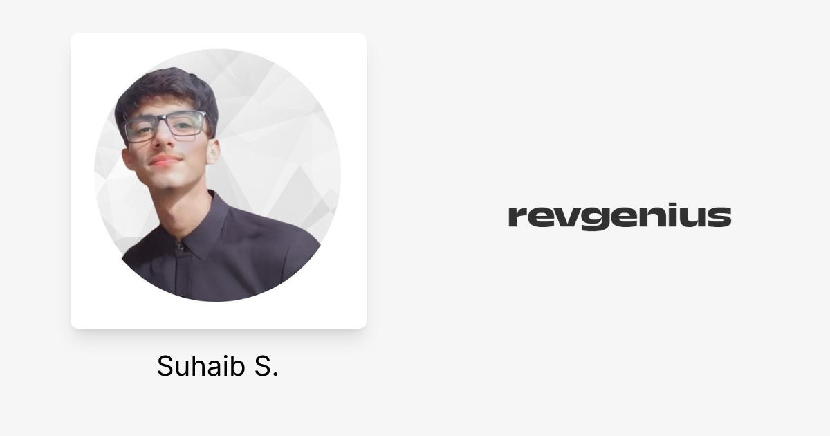 Suhaib S. | RevGenius